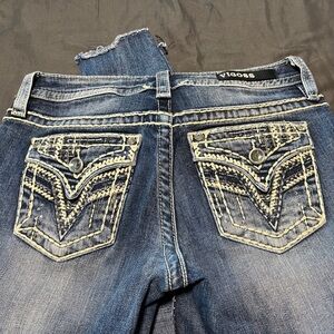 Vigoss Skinny Blue jeans with Embroidered Pockets